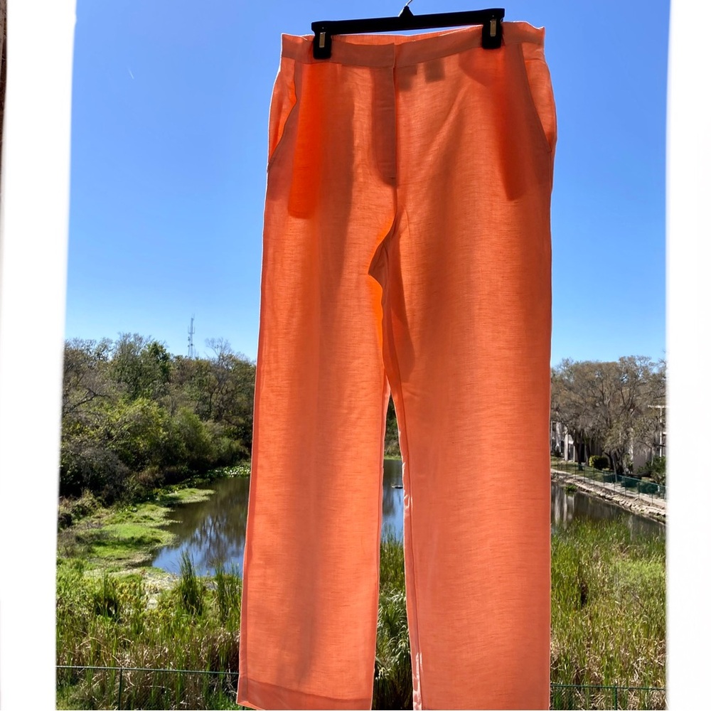ruby rd pants womens orange SIZE:14